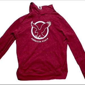 AMERICAN EAGLE MEDIUM RED HOODIE